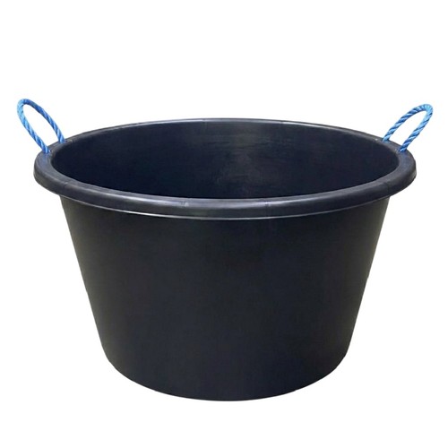 70l black builder bucket with - 70l,